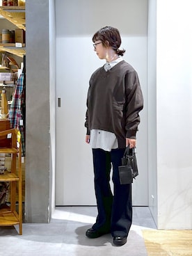 「アイテム（バッグ）」を使った、さちち さん（レディース・156cm・50代）の秋コーディネート