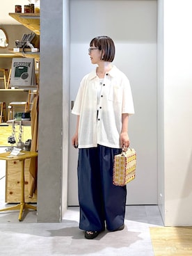 「studio CLIP（スタディオクリップ）のアイテム」を使った、さちち さん（レディース・156cm）の夏コーディネート