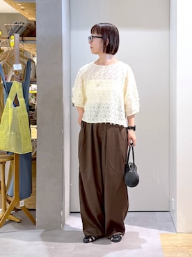 「アイテム（アクセサリー）」を使った、さちち さん（レディース・157cm・50代）の夏コーディネート