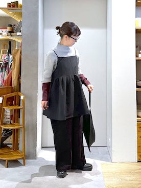 「studio CLIP（スタディオクリップ）のアイテム」を使った、さちち さん（レディース・156cm）の冬コーディネート