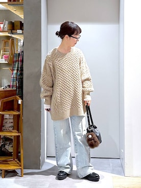 「アイテム（ブーツ）」を使った、さちち さん（レディース・156cm・50代）の冬コーディネート