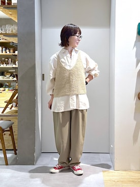 「アイテム（パンツ）」を使った、さちち さん（レディース・156cm・50代）の秋コーディネート