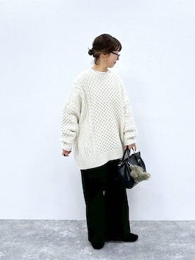 「アイテム（レッグウェア）」を使った、さちち さん（レディース・156cm・50代）の冬コーディネート