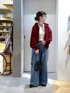 「アイテム（ショルダーバッグ）」を使った、さちち さん（レディース・156cm・50代）の秋コーディネート