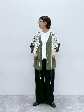 「アイテム（ファッション雑貨）」を使った、さちち さん（レディース・156cm・50代）の夏コーディネート