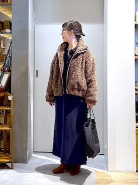 「アイテム（ワンピース/ドレス）」を使った、さちち さん（レディース・156cm・50代）の冬コーディネート