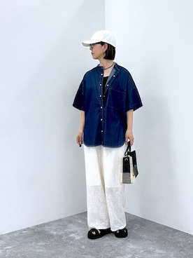 「アイテム（サンダル）」を使った、さちち さん（レディース・156cm・50代）の夏コーディネート