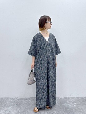 「studio CLIP（スタディオクリップ）のトングサンダル（サンダル）」を使った、さちち さん（レディース・156cm）の夏コーディネート