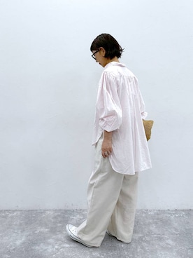 「アイテム（シャツ/ブラウス）」を使った、さちち さん（レディース・156cm・50代）の夏コーディネート