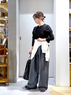 「アイテム（バッグ）」を使った、さちち さん（レディース・156cm・50代）の秋コーディネート