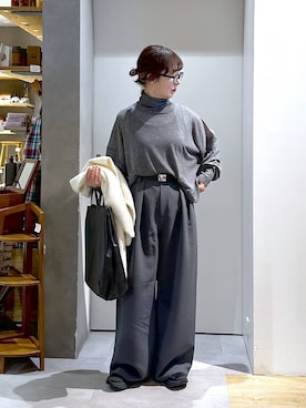 「アイテム（バッグ）」を使った、さちち さん（レディース・156cm・50代）の秋コーディネート