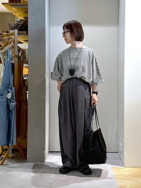 「studio CLIP（スタディオクリップ）のアイテム」を使った、さちち さん（レディース・157cm）の夏コーディネート