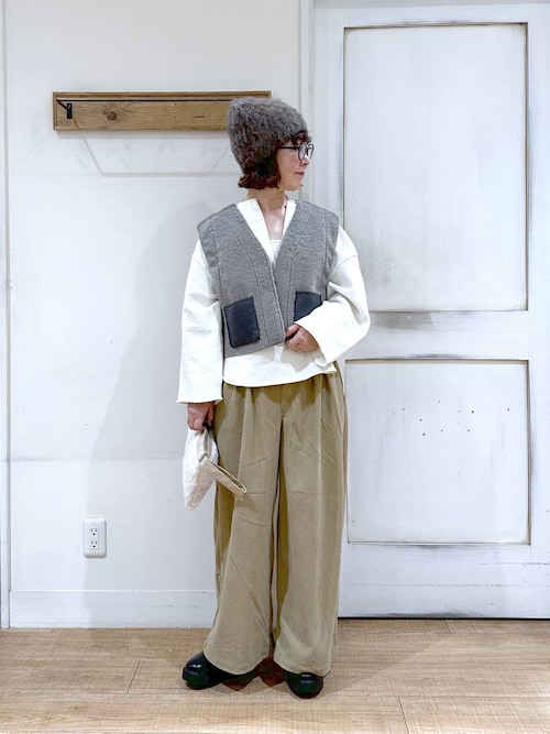 セール】リバーシブルショートベスト（ベスト）｜studio CLIP