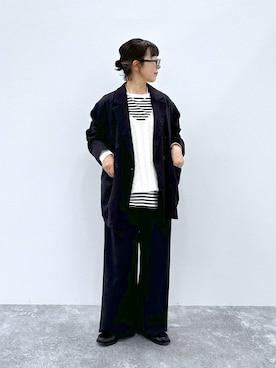 「アイテム（テーラードジャケット）」を使った、さちち さん（レディース・156cm・50代）の秋コーディネート