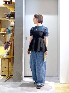 「studio CLIP（スタディオクリップ）のアイテム」を使った、さちち さん（レディース・156cm）の夏コーディネート