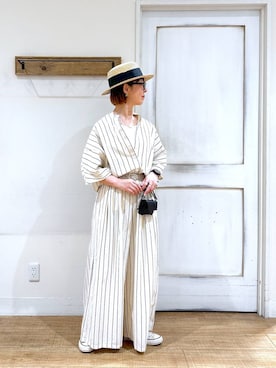 「50代前半です」｜「アイテム（財布/小物）」を使った、さちち さん（レディース・156cm）の春コーディネート