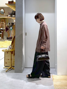 「studio CLIP（スタディオクリップ）のアイテム」を使った、さちち さん（レディース・156cm）の夏コーディネート