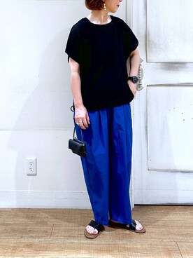 「50代前半です」｜「アイテム（財布/小物）」を使った、さちち さん（レディース・156cm）の夏コーディネート
