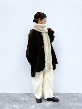 「アイテム（ファッション雑貨）」を使った、さちち さん（レディース・156cm・50代）の秋コーディネート