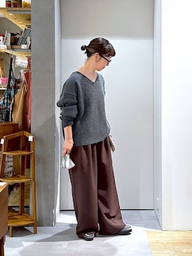 「studio CLIP（スタディオクリップ）のアイテム」を使った、さちち さん（レディース・156cm）の冬コーディネート