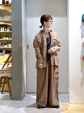 「アイテム（シャツ/ブラウス）」を使った、さちち さん（レディース・156cm・50代）の秋コーディネート