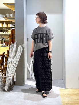 「アイテム（トートバッグ）」を使った、さちち さん（レディース・156cm・50代）の夏コーディネート