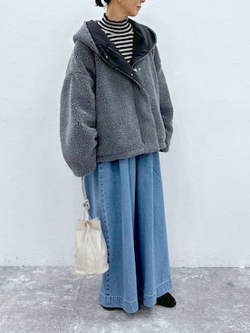 「50代前半です」｜「アイテム（ジャケット/アウター）」を使った、さちち さん（レディース・156cm）の秋コーディネート