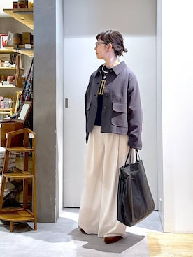 「アイテム（トップス）」を使った、さちち さん（レディース・156cm・50代）の冬コーディネート