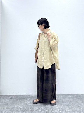 「studio CLIP（スタディオクリップ）のアイテム（リング）」を使った、さちち さん（レディース・156cm）の春コーディネート