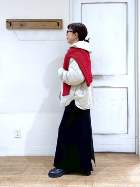 「50代前半です」｜「アイテム（その他アウター）」を使った、さちち さん（レディース・156cm）の秋コーディネート