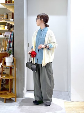 「アイテム（手袋）」を使った、さちち さん（レディース・156cm）の秋コーディネート