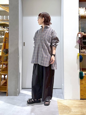 「アイテム（バッグ）」を使った、さちち さん（レディース・156cm・50代）の夏コーディネート