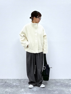 「アイテム（ブルゾン）」を使った、さちち さん（レディース・156cm・50代）の秋コーディネート