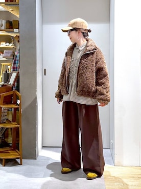 「アイテム（スラックス）」を使った、さちち さん（レディース・156cm・50代）の秋コーディネート