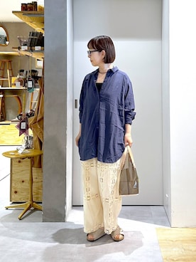 「studio CLIP（スタディオクリップ）のアイテム」を使った、さちち さん（レディース・156cm）の夏コーディネート