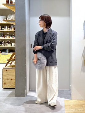 「アイテム（ジャケット/アウター）」を使った、さちち さん（レディース・156cm・50代）の秋コーディネート