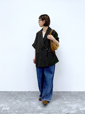 「アイテム（タンクトップ）」を使った、さちち さん（レディース・156cm）の春コーディネート