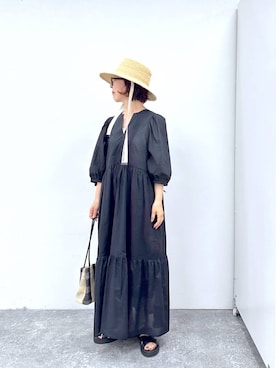 「アイテム（ワンピース/ドレス）」を使った、さちち さん（レディース・156cm・50代）の夏コーディネート