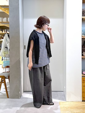 「アイテム（デニムパンツ）」を使った、さちち さん（レディース・156cm・50代）の夏コーディネート