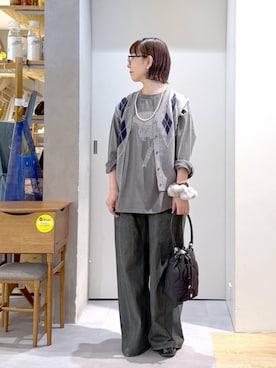「studio CLIP（スタディオクリップ）のアイテム」を使った、さちち さん（レディース・157cm）の秋コーディネート