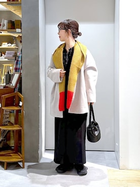 「アイテム（チェスターコート）」を使った、さちち さん（レディース・156cm・50代）の秋コーディネート