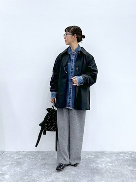 さちち さん（レディース・156cm）の冬コーディネート