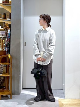 「アイテム（キーホルダー）」を使った、さちち さん（レディース・156cm）の秋コーディネート