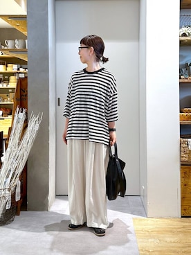 「アイテム（トップス）」を使った、さちち さん（レディース・156cm・50代）の夏コーディネート