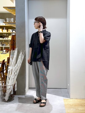 「アイテム（トップス）」を使った、さちち さん（レディース・156cm・50代）の夏コーディネート