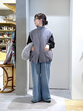 「アイテム（ジャケット/アウター）」を使った、さちち さん（レディース・156cm・50代）の秋コーディネート