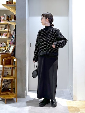 「アイテム（トップス）」を使った、さちち さん（レディース・156cm・50代）の冬コーディネート