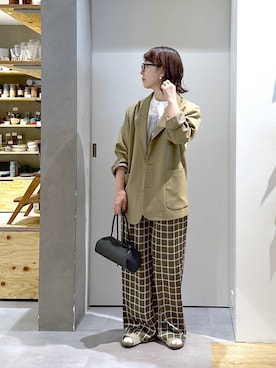 「アイテム（ジャケット/アウター）」を使った、さちち さん（レディース・156cm・50代）の秋コーディネート
