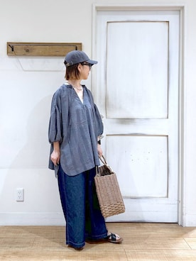 「50代前半です」｜さちち さん（レディース・156cm）の夏コーディネート