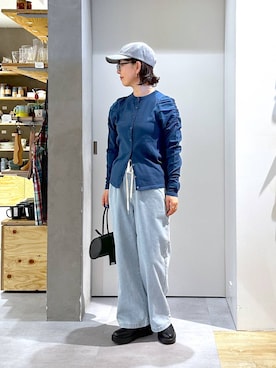 「アイテム（帽子）」を使った、さちち さん（レディース・156cm・50代）の秋コーディネート